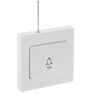 Pulsador emisor transmisor para sistema de llamada inalámbrico de pared 1000m