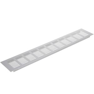 Rejilla de ventilación para zócalo aluminio 450x80mm