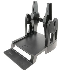 Soporte rollo bobina universal de etiquetas para impresora térmica color negro
