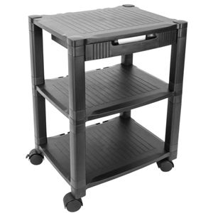Mesa auxiliar para impresora Carro con ruedas con pasacables