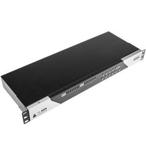 Conmuntador rack 19" KVM de 16 puertos a través de cable UTP Cat.6