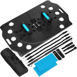 Tabla de entrenamiento plegable para ejercicios musculares 16 en 1