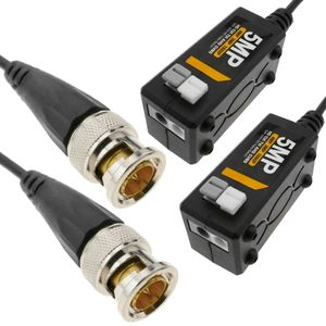 Balun pasivo de vídeo HD CVI TVI AHD CVBS a 720p/960p/1080p/3MP/4MP/5MP 400m 2-pack
