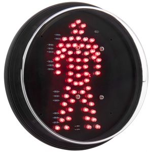 Luz LED para semáforo IP65 200mm de 220VAC peatón rojo