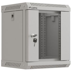 Armario Rack mural 10" 6U F300 300x300x370mm pared desmontado DIY blanco Lanberg