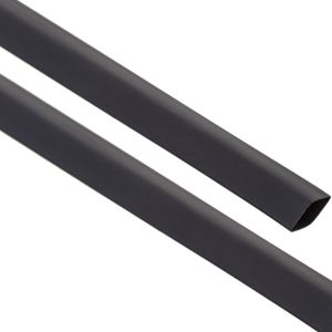 Caja termoretráctil color negro diámetro 12,7 - 6,4 mm bobina de 10m
