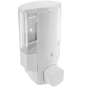Dispensador de jabón transparente de ducha para pared. 1 x deposito rellenable