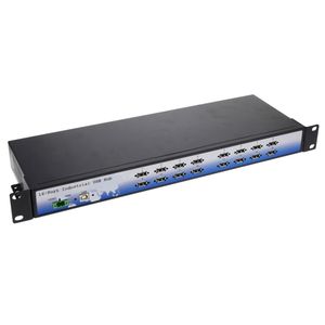 Concentrador de 16 puertos USB industrial rack 19