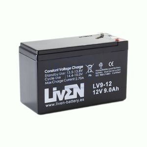 Batería AGM de 12V y 9Ah LivEN