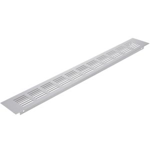 Rejilla de ventilación para zócalo aluminio 450x60mm