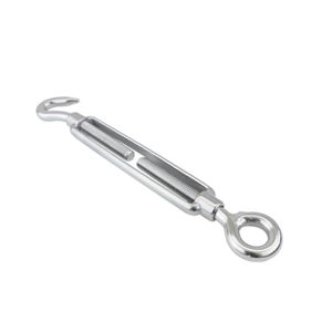 Tensor de cable de acero modelo anilla a gancho de rosca 8mm