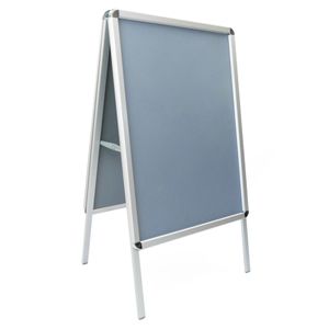 Panel valla publicitaria de doble marco A1 635x885mm tipo caballete para cartel anuncio poster