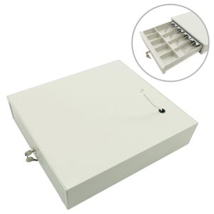 Cajón portamonedas beige automático RJ11 para impresora TPV POS para billetes y monedas
