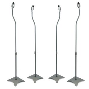 Soportes para altavoz de pie en color gris 4 unidades