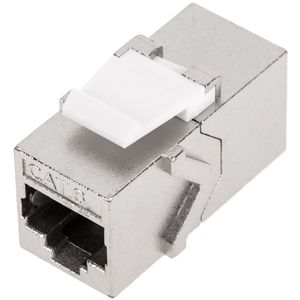 Acoplador Keystone RJ45 hembra a hembra Cat. 6 FTP pack de 6 unidades
