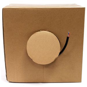 Bobina cable de red FTP Cat.6 23AWG para exterior rígido negro 100m