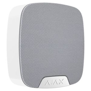 Ajax HomeSiren - Sirena inalámbrica para interior Certificado grado 2 - blanco