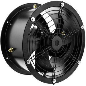 Extractor de aire de tubo de 300 mm para ventilación industrial 2550 rpm redondo 360x360x180 mm