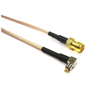 Cable RG-316 20cm (Lucent MC-Card Macho / rSMA-Hembra)