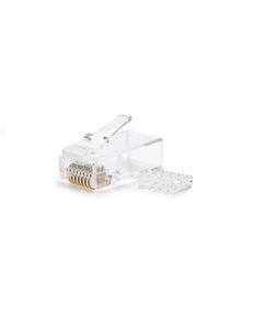 Conector macho RJ45 Cat 6 UTP con guía Lapara Networking