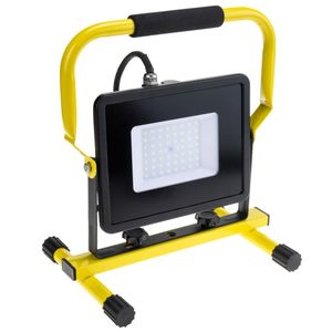 Foco de LED IP65 portable 50W 220V 6500K con Soporte