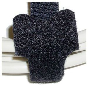 Tira ordena cables KSS 12x125mm negro 20 unidades