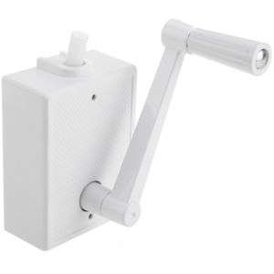 Torno exterior para persiana en color blanco