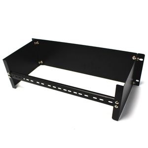 Adaptador de carril DIN de 3U sin orificio para armario rack 19