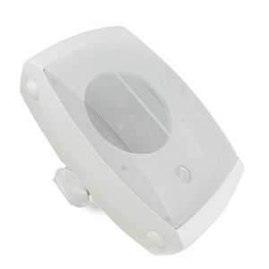 Altavoz de pared 40W de 350x220x210mm exterior blanco orientable
