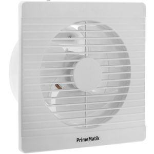 Ventilador de escape, extractor de aire de 175 mm de diámetro, con válvula antirretorno, para baño lavabo cocina trastero garaje