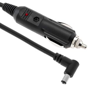 Adaptador para mechero de coche a conector DC jack de 90º