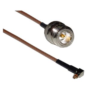 Cable RG-316 20cm (Lucent MC-Card Macho / N-Hembra)