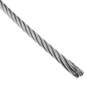 Cable de acero inoxidable de 6,0 mm en bobina de 10 m