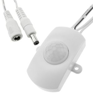 Detector de movimiento por infrarrojos 5 x 4 x 2.2 cm DC blanco