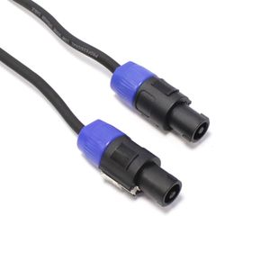 Cable speakon altavoces NL2 2x2.5mm 15GA 3m