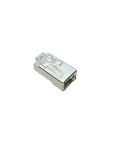 Conector macho RJ45 Cat 6 FTP con guía Lapara Networking