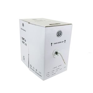 Bobina cable UTP categoría 6 24AWG rígido gris 305m