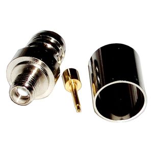 Conector Crimpable HDF-400 (rSMA-Hembra Aéreo)