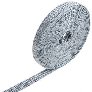 Cinta para persiana de nailon gris de 14mm x 6m