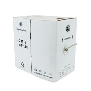 Bobina cable FTP categoría 6 24AWG rígido gris 305m