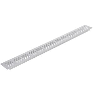 Rejilla de ventilación para zócalo aluminio 500x50mm