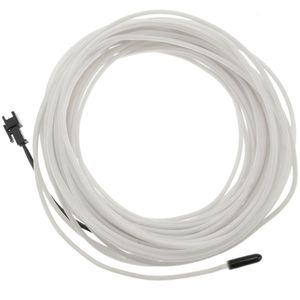 Cable electroluminiscente blanco-azul de 5mm en bobina 10m de cable conectada a 220VAC