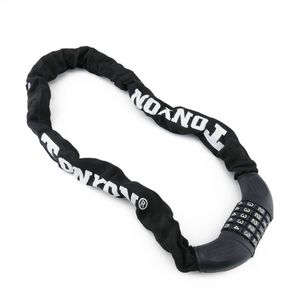 Cadena antirrobo de acero con candado para bicicleta de 19x900 mm con combinación