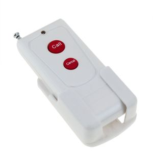 Pulsador emisor transmisor para sistema de llamada inalámbrico 1000m 2 teclas