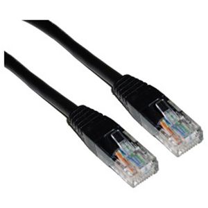 Cable UTP categoría 5e negro 50cm
