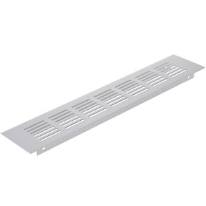 Rejilla de ventilación para zócalo aluminio 300x60mm