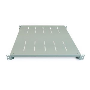 Bandeja rack 19" ajustable en profundidad 450 mm 1U blanco