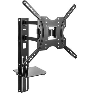 Soporte de pared para pantalla TV de 32" a 55" compatible VESA-100/200/300/400 con bandeja